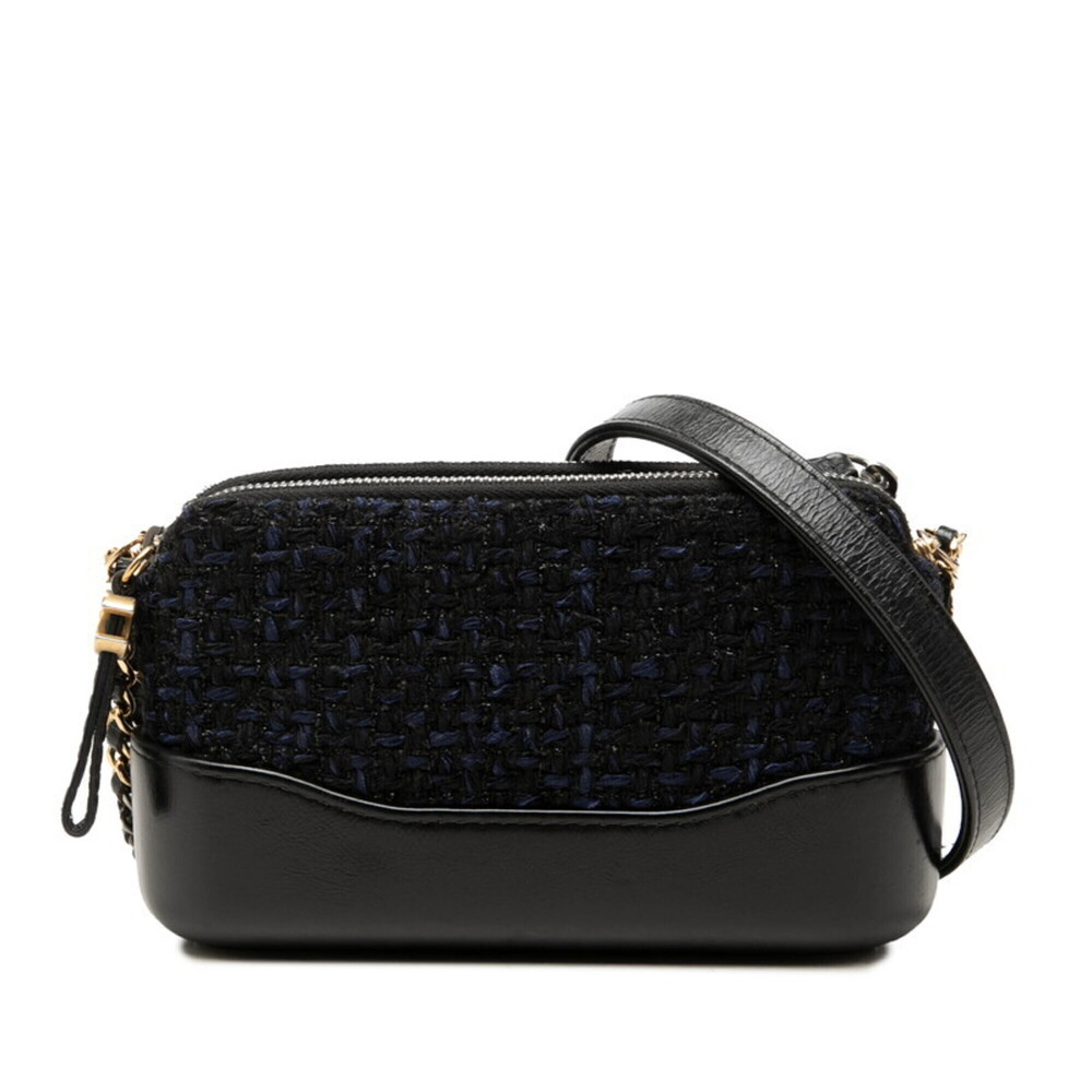 Chanel Coco Mark Gabrielle de Crossbody Chain Shoulder Bag A94505 Black Navy ...